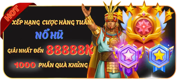 Giao diện game Nổ Hũ tại Kun888 với nút quay và các biểu tượng chiến thắng